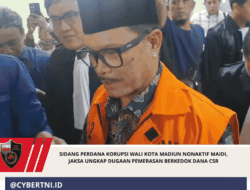 Sidang Perdana Korupsi Wali Kota Madiun Nonaktif Maidi, Jaksa Ungkap Dugaan Pemerasan Berkedok Dana CSR