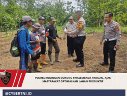 Polres Kuningan Dukung Swasembada Pangan, Ajak Masyarakat Optimalkan Lahan Produktif