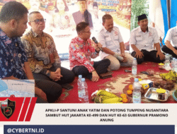 APKLI-P Santuni Anak Yatim dan Potong Tumpeng Nusantara Sambut HUT Jakarta ke-499 dan HUT ke-63 Gubernur Pramono Anung