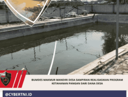 BUMDes Makmur Mandiri desa Sampiran Realisasikan Program Ketahanan Pangan dari Dana Desa