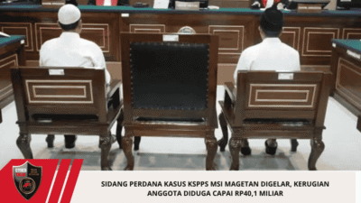 Sidang Perdana Kasus KSPPS MSI Magetan Digelar, Kerugian Anggota Diduga Capai Rp40,1 Miliar