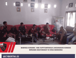 Babinsa Koramil 1406-10/Pitumpanua Laksanakan Komsos Bersama Masyarakat di Desa Marannu