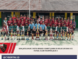 SDN Jatiluhur 2 Kota Bekasi 4 Sabet Juara di kelas U9 dan U12 Futsal Club Fourpeo Jilid 2 Bu