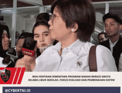 BGN Hentikan Sementara Program Makan Bergizi Gratis Selama Libur Sekolah, Fokus Evaluasi dan Pembenahan Sistem