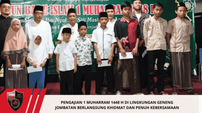 Pengajian 1 Muharram 1448 H di Lingkungan Geneng Jombatan Berlangsung Khidmat dan Penuh Kebersamaan