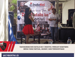 Tasyakuran Dies Natalis Ke-1 INDOTIVI, Perkuat Komitmen Media yang Faktual, Akurat, dan Terinvestigasi