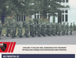 Upacara 17-an Juni 2026, Dankodiklatad Tekankan Optimalisasi Kinerja dan Profesionalisme Personel