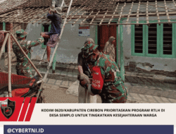 Kodim 0620/Kabupaten Cirebon Prioritaskan Program RTLH di Desa Semplo untuk Tingkatkan Kesejahteraan Warga