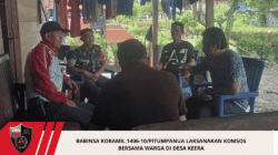 Babinsa Koramil 1406-10/Pitumpanua Laksanakan Komsos Bersama Warga di Desa Keera
