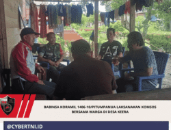 Babinsa Koramil 1406-10/Pitumpanua Laksanakan Komsos Bersama Warga di Desa Keera