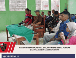 Melalui Nobar Piala Dunia 2026, Kodim 0721/Blora Perkuat Silaturahmi dengan Masyarakat