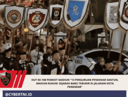 HUT Ke-108 Pemkot Madiun “13 Perguruan Pendekar Santun, Madiun Rukun: Sejarah Baru Terukir di Jalanan Kota Pendekar”