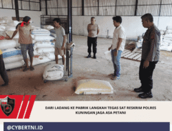 Dari Ladang ke Pabrik Langkah Tegas Sat Reskrim Polres Kuningan Jaga Asa Petani