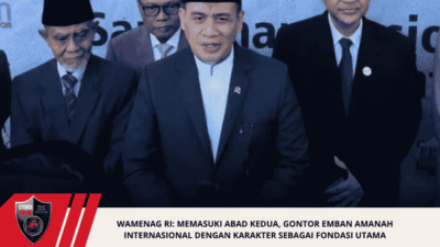 Wamenag RI: Memasuki Abad Kedua, Gontor Emban Amanah Internasional dengan Karakter sebagai Fondasi Utama