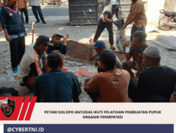 Petani Dolopo Antusias Ikuti Pelatihan Pembuatan Pupuk Organik Fermentasi