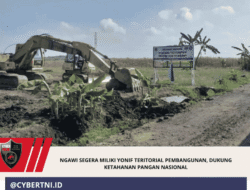 Ngawi Segera Miliki Yonif Teritorial Pembangunan, Dukung Ketahanan Pangan Nasional