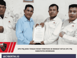DPD PNJ JAWA TENGAH RESMI TERBITKAN SK MANDAT KETUA DPC PNJ KABUPATEN GROBOGAN