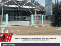 Kantor Desa Gajah Mati Diduga Kerap Tutup Saat Jam Kerja, Warga Keluhkan Minimnya Pelayanan