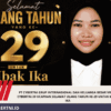 PT CYBERTNI GRUP INTERNASIONAL dan Keluarga Besar Media CyberTNI.id Ucapkan Selamat Ulang Tahun ke-29 untuk Mbak Ika