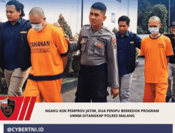 Ngaku ASN Pemprov Jatim, Dua Penipu Berkedok Program UMKM Ditangkap Polres Malang