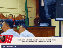 Nama Heru Sangoko Muncul di Sidang Korupsi Sugiri Sancoko, KPK Dalami Fakta Persidangan