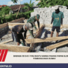 Babinsa 1513-01/ Piru Bantu Warga Pasang Papan Slof untuk Pembangunan Rumah