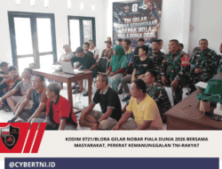 Kodim 0721/Blora Gelar Nobar Piala Dunia 2026 Bersama Masyarakat, Pererat Kemanunggalan TNI-Rakyat