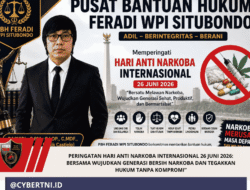 Peringatan Hari Anti Narkoba Internasional 26 Juni 2026: Bersama Wujudkan Generasi Bersih Narkoba dan Tegakkan Hukum Tanpa Kompromi”