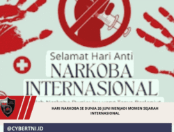 Hari Narkoba Se Dunia 26 Juni Menjadi Momen Sejarah Internasional