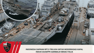 Indonesia Siapkan Rp7,5 Triliun untuk Modernisasi Kapal Induk Giuseppe Garibaldi Bekas Italia