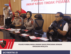 Polres Purbalingga Ungkap Kasus Pencurian dengan Kerugian Rp26 Juta