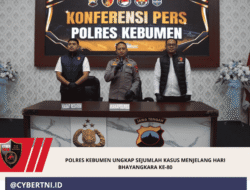 Polres Kebumen Ungkap Sejumlah Kasus Menjelang Hari Bhayangkara ke-80
