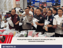 Polda Jateng Ungkap 75 Kasus 3C Selama Juni 2026, 121 Tersangka Diamankan