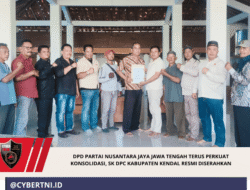 DPD Partai Nusantara Jaya Jawa Tengah Terus Perkuat Konsolidasi, SK DPC Kabupaten Kendal Resmi Diserahkan