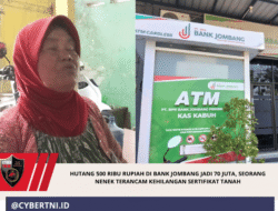 Hutang 500 Ribu Rupiah di Bank Jombang Jadi 70 Juta, Seorang Nenek Terancam Kehilangan Sertifikat Tanah