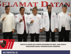 Hercules Resmi Jadi Dewan Kehormatan SBNI, Ajak Buruh Bersinergi Kawal Pemerintahan Prabowo