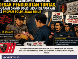 Gabungan Wartawan Indonesia Desak Pengusutan Tuntas, Dugaan Oknum Polisi Akan Dilaporkan ke Propam Polda Jawa Timur