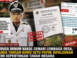 Diduga Ada Pemalsuan Tanda Tangan Kuwu Setu Patok, Kepala Desa Bantah Pernah Terbitkan Surat