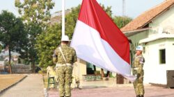 Kodim 0620/Kab. Cirebon Laksanakan Upacara Peringati Hari Anak Nasional