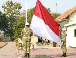 Kodim 0620/Kab. Cirebon Laksanakan Upacara Peringati Hari Anak Nasional