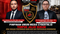 Pimpinan Umum Media CyberTNI.id Ahmad Wibisono, S.H., C.PFW., C.MDF., C.JKJ., C.FTAX Tempuh Jalur Hukum Atas Dugaan Pencemaran Nama Baik dan Penyerangan Kehormatan