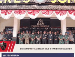 Sinergitas TNI-Polri Semakin Solid di Hari Bhayangkara ke-80