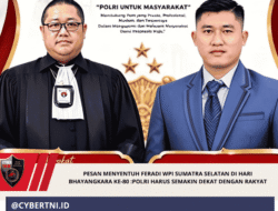 Pesan Menyentuh Feradi Wpi Sumatra Selatan di Hari Bhayangkara ke-80 :Polri Harus Semakin Dekat Dengan Rakyat