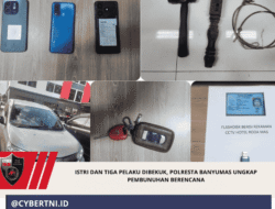 Istri Dan Tiga Pelaku Dibekuk, Polresta Banyumas Ungkap Pembunuhan Berencana