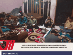 Hadiri Selapanan, Polisi Edukasi Warga Karanglewas Banyumas Soal Bahaya Narkoba Dan Kejahatan Digital