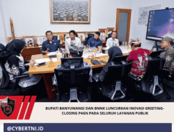 Bupati Banyuwangi dan BNNK Luncurkan Inovasi Greeting–Closing P4GN pada Seluruh Layanan Publik