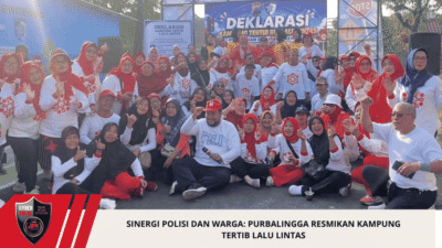 Sinergi Polisi dan Warga: Purbalingga Resmikan Kampung Tertib Lalu Lintas