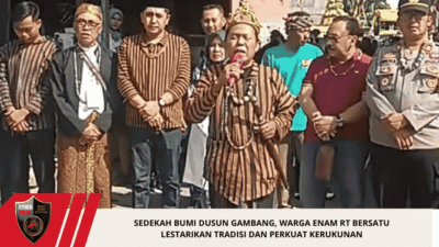 Sedekah Bumi Dusun Gambang, Warga Enam RT Bersatu Lestarikan Tradisi dan Perkuat Kerukunan