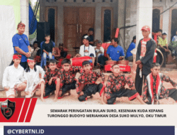 Semarak Peringatan Bulan Suro, Kesenian Kuda Kepang Turonggo Budoyo Meriahkan Desa Suko Mulyo, OKU Timur
