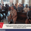 Prajurit dan Masyarakat Nobar Piala Dunia dengan elemen masyarakat dilingkungan Pasar, Kebersamaan Menguat dalam Semangat Persatuan